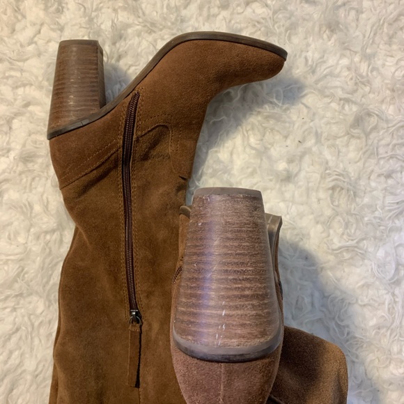 DOLCE VITA over the knee camel brown suede boots - Picture 4 of 8